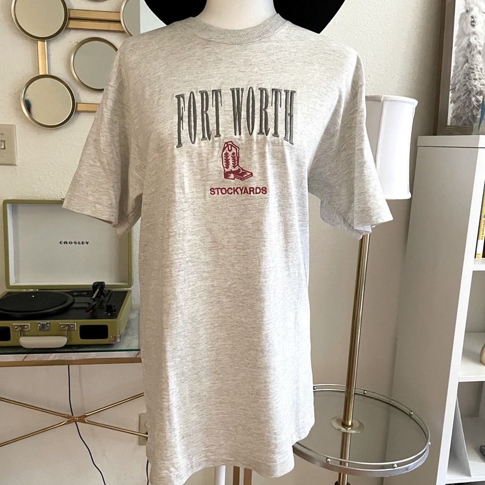 Fort Worth Stockyards T-Shirt Large Unisex Western